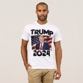 DONALD TRUMP ARREST INDICTMENT 2024 T-SHIRTS (Voorkant volledig)