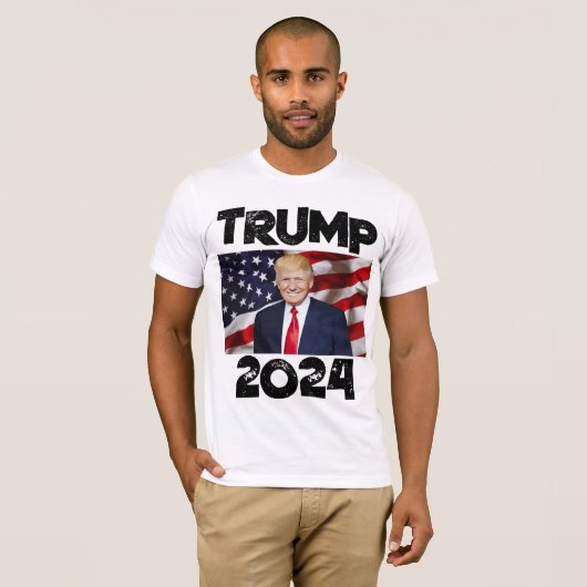 DONALD TRUMP ARREST INDICTMENT 2024 T-SHIRTS (Voorkant volledig)