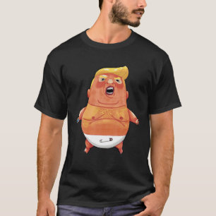 Donald Trump baby in luiers ballon T Shirt