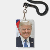 Donald Trump Badge (Voorzijde met lanyard)