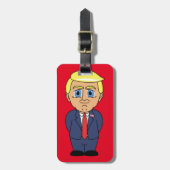 Donald Trump Bagagelabel (Voorkant verticaal)