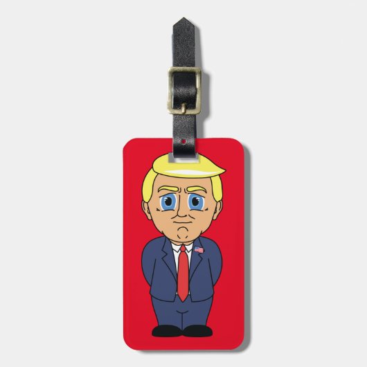 Donald Trump Bagagelabel (Voorkant verticaal)