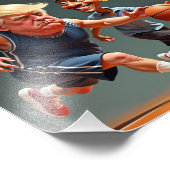Donald Trump Barack Obama Foto Afdruk (Hoek)