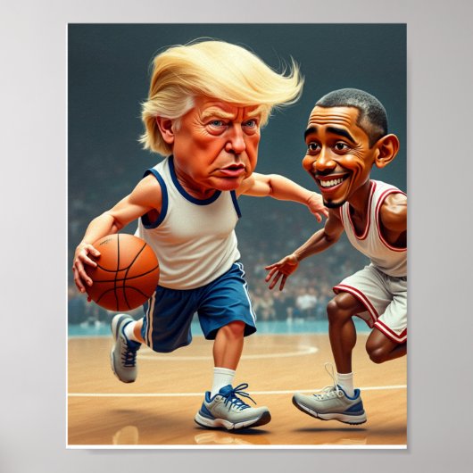 Donald Trump Barack Obama Poster (Voorkant)