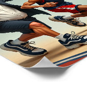 Donald Trump Barack Obama Poster (Hoek)