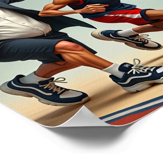 Donald Trump Barack Obama Poster (Hoek)