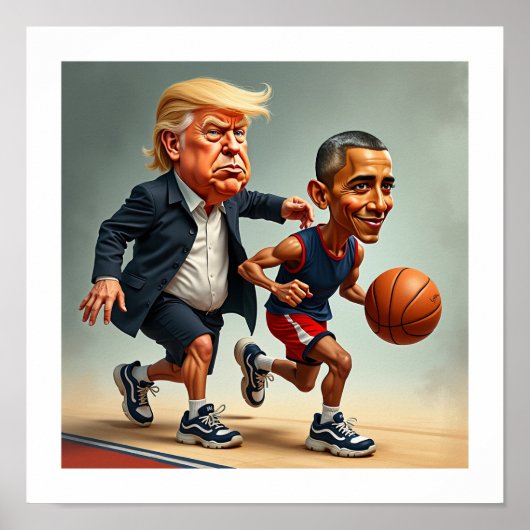 Donald Trump Barack Obama Poster (Voorkant)