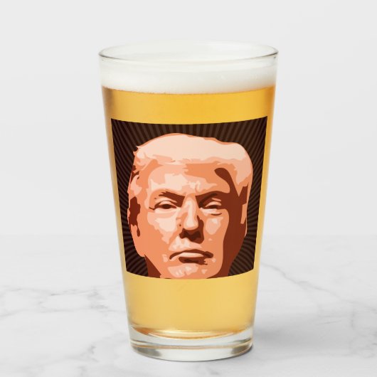 DONALD TRUMP BEER TUMBLER VOOR VADERDAG (Voorkant gevuld)