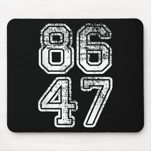 Donald Trump beschuldigt 47 8647 anti-Trump Muismat (Voorkant)