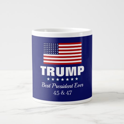 DONALD TRUMP BEST PRESIDENT EVER GROTE KOFFIEKOP (Voorkant)