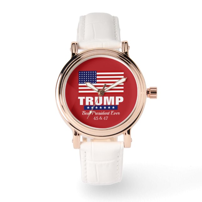 DONALD TRUMP BEST PRESIDENT EVER WATCH HORLOGE (Voorkant)