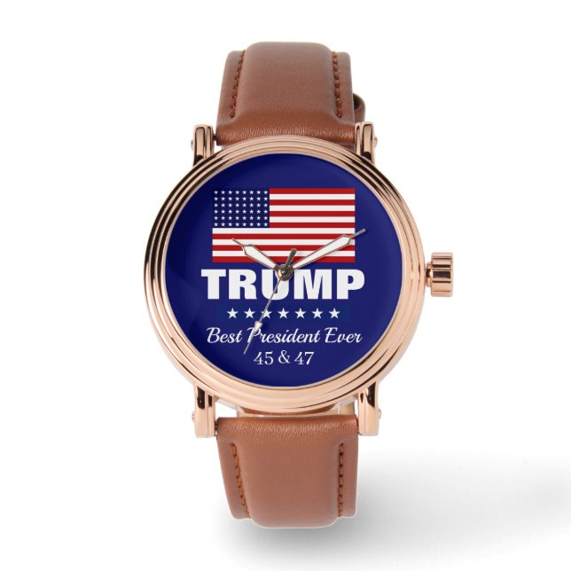 DONALD TRUMP BEST PRESIDENT EVER WATCH HORLOGE (Voorkant)