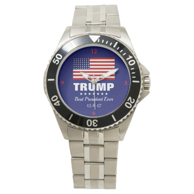 DONALD TRUMP BEST PRESIDENT EVER WATCH HORLOGE (Voorkant)