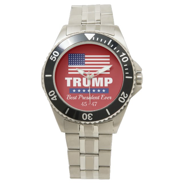 DONALD TRUMP BEST PRESIDENT EVER WATCH HORLOGE (Voorkant)