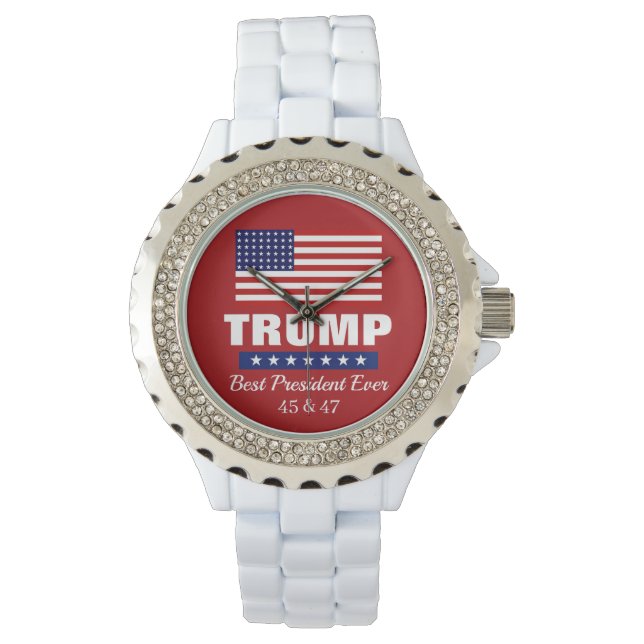 DONALD TRUMP BEST PRESIDENT EVER WATCH HORLOGE (Voorkant)