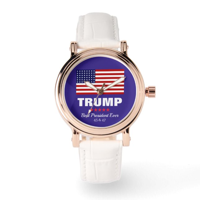 DONALD TRUMP BEST PRESIDENT EVER WATCH HORLOGE (Voorkant)
