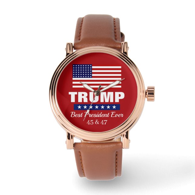 DONALD TRUMP BEST PRESIDENT EVER WATCH HORLOGE (Voorkant)