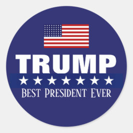 DONALD TRUMP BEST PRESIDENT OOIT STICKER