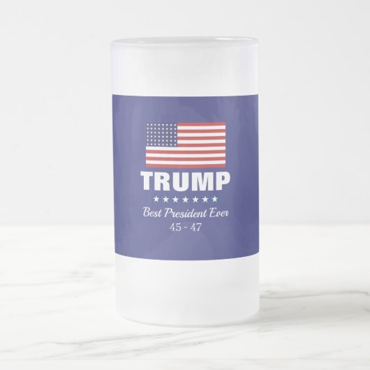 DONALD TRUMP BESTE PRESIDENT OOIT  MATGLAS BIERPUL (Center)