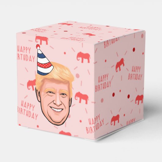 DONALD TRUMP BIRTHDAY BEDANKDOOSJES (Achterkant)