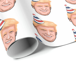 DONALD TRUMP BIRTHDAY CADEAUPAPIER