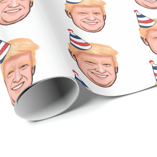 DONALD TRUMP BIRTHDAY CADEAUPAPIER (Rol Hoek)