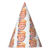 DONALD TRUMP BIRTHDAY FEESTHOEDJES (Voorkant)