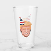DONALD TRUMP BIRTHDAY GLAS (Achterkant)