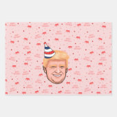 DONALD TRUMP BIRTHDAY INPAKPAPIER VEL (Voorkant)