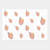 DONALD TRUMP BIRTHDAY INPAKPAPIER VEL (Voorkant 3)