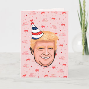 DONALD TRUMP BIRTHDAY KAART