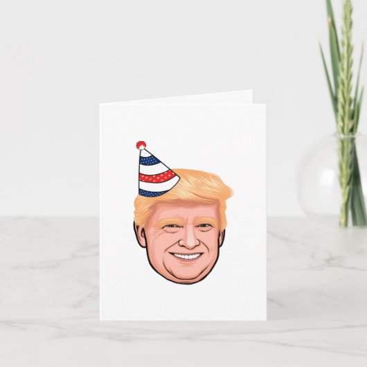 DONALD TRUMP BIRTHDAY KAART (Voorkant)