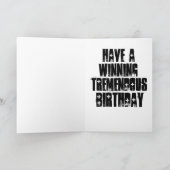 DONALD TRUMP BIRTHDAY-KAART KAART (Binnen)