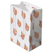 DONALD TRUMP BIRTHDAY MEDIUM CADEAUZAKJE (Achterkant Gekanteld)