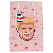 DONALD TRUMP BIRTHDAY MEDIUM CADEAUZAKJE (Voorkant)