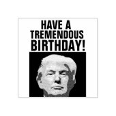 DONALD TRUMP BIRTHDAY RUBBER STAMP RUBBERSTEMPEL (Afrduk)