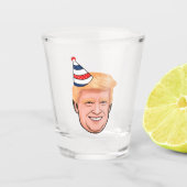 DONALD TRUMP BIRTHDAY SHOT GLAS (Voorkant)