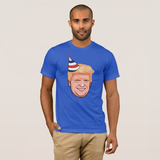 DONALD TRUMP BIRTHDAY T-SHIRT (Voorkant volledig)