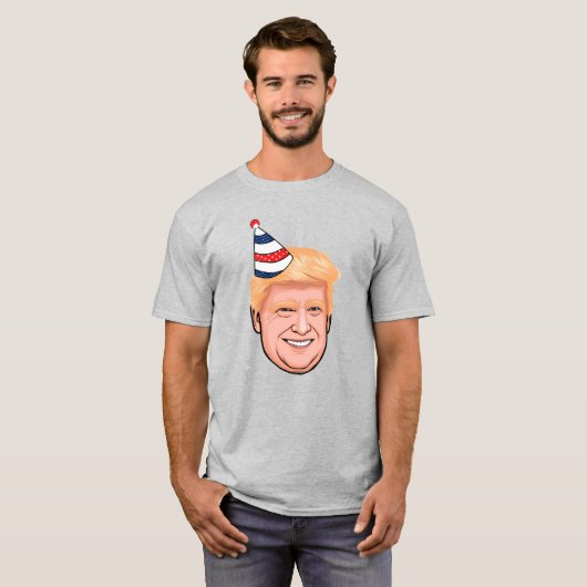 DONALD TRUMP BIRTHDAY T-SHIRT (Voorkant volledig)