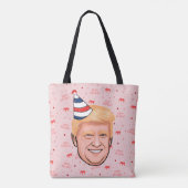 DONALD TRUMP BIRTHDAY TOTE BAG (Achterkant)