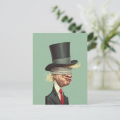 Donald Trump Blinde Macht Satire Briefkaart (Staand voorkant)