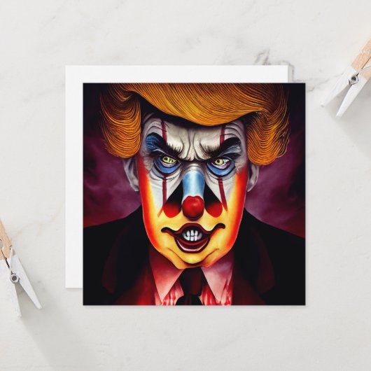 Donald Trump boerklok Kaart (Voorkant / Achterkant in situ)