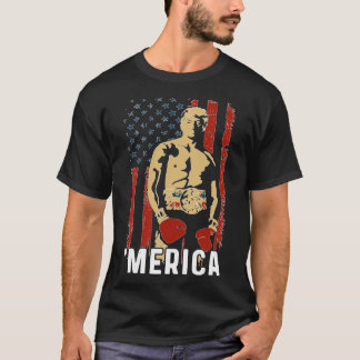 Donald Trump boksen Amerika Classic T-shirt