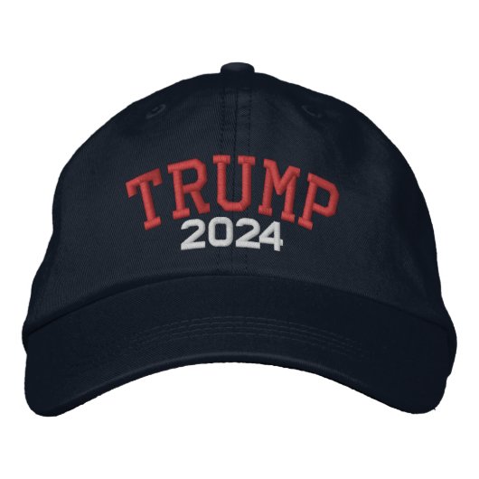 Donald Trump - Bold 2024 Classic Campaign Geborduurde Pet (Voorkant)