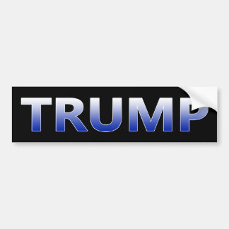 DONALD TRUMP BOLD Bumpersticker - Cool Blue #MAGA