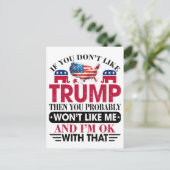 Donald Trump Briefkaart (Staand voorkant)