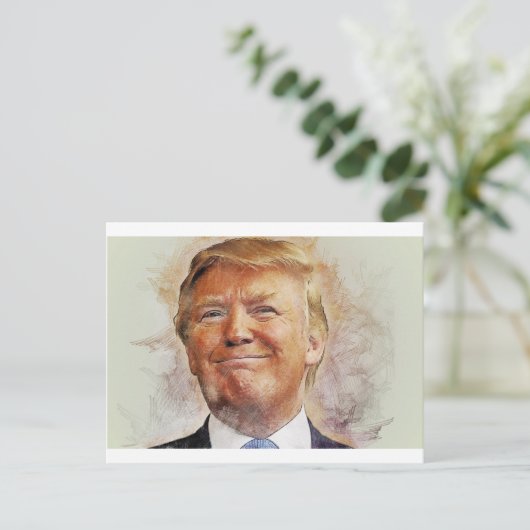 Donald Trump Briefkaart (Staand voorkant)