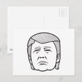 donald trump briefkaart (Voorkant / Achterkant)