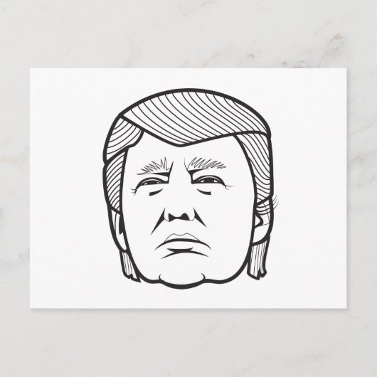 donald trump briefkaart (Voorkant)