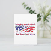 Donald Trump Briefkaart (Staand voorkant)